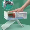 1 Stück Transparente Acryl Buchstützen Ständer Bücherregal Schreibtisch Dekorative Aufbewahrungsregal Buchstütze Buchhalter Schuls Schreibwaren