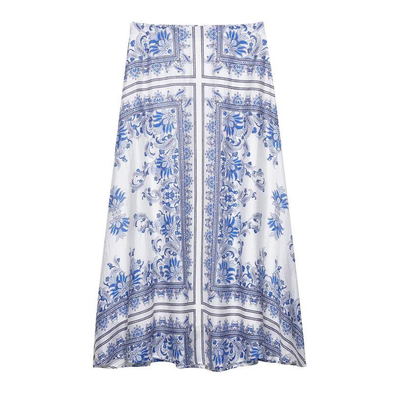 Kaslead New Arrival Women's Fashion Style Fashion Simple Temperamental All-Match Fluffy Skirt