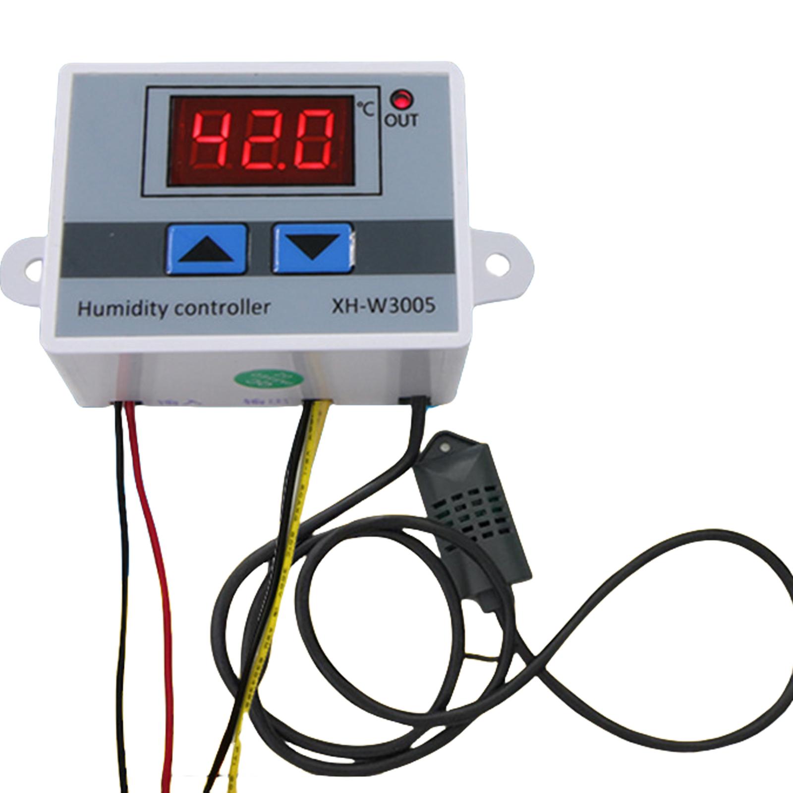 

Humidity Controller 0~99%RH Hygrometer Switches Controller for Greenhouse Humidity Control Switches Humidity Sensors