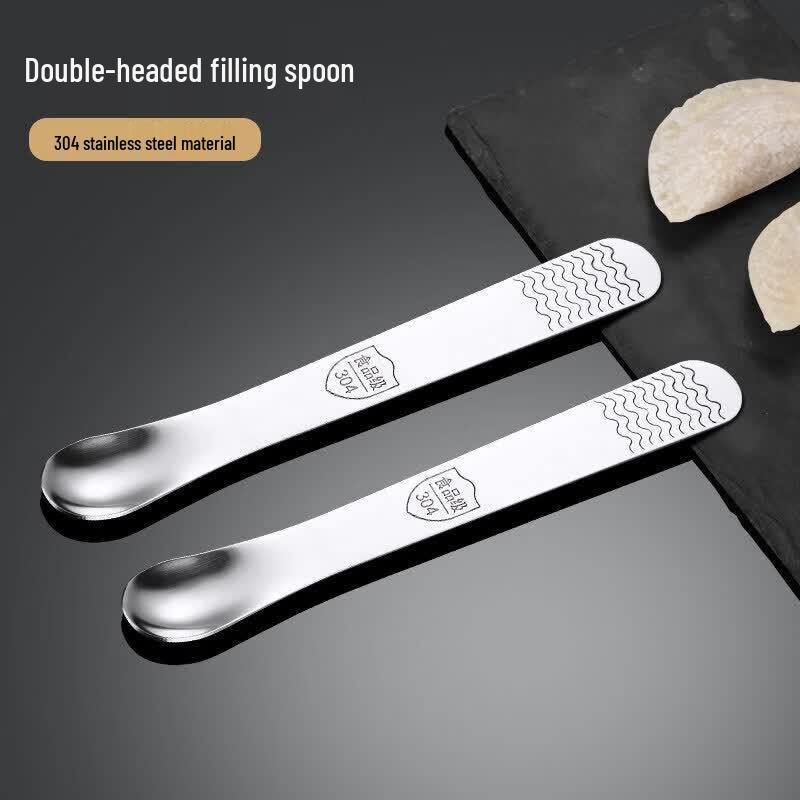 304 Stainless Steel Dumpling & Wonton Filling Spoon