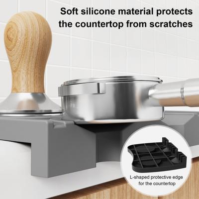 Silicone Coffee Mat Station Heat Resistant Espresso Tamper Mat Efficient Coffee Making Tool for Home Baristas Professional Coffee Enthusiasts