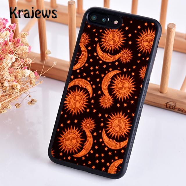 Vintage Moon and Sun Stars Phone Case Cover For iPhone 17 Air 16 15 14 Plus 12 13 Pro Max Coque Shell Fundas