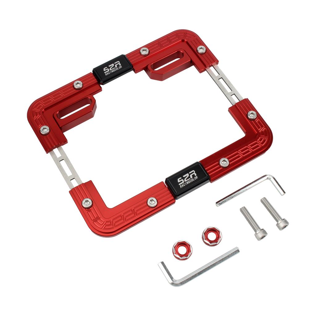 Motorcycle Universal License Plate Bracket Accessories Telescopic License Plate Frame for Honda Suzuki BMW Motocross Scooter