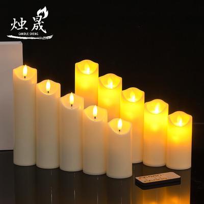 LED Flickering Flame Candle with Remote for Party & Wedding Decor
