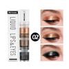 Waterproof Glitter Eyeshadow,Eyes&Lips Liquid Shimmer Eyeshadow, Long Lasting Shining Eye Shadow Set, Metallic Pigments Sparkling Eyeshadow