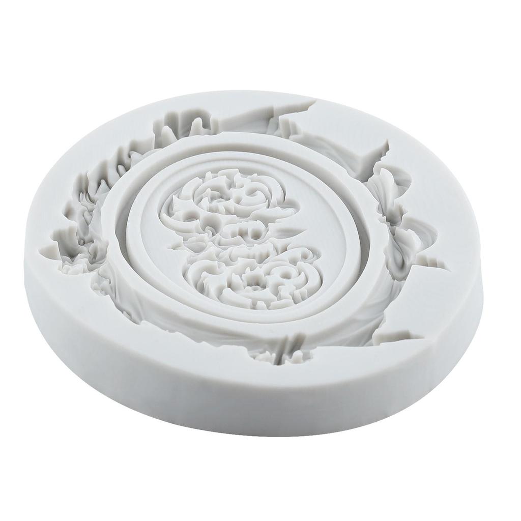 Baroque Frame Silicone Molds Picture Frames Fondant Mold Cake Decorating Tools Cupcake Topper Candy Chocolate Gumpaste Mold