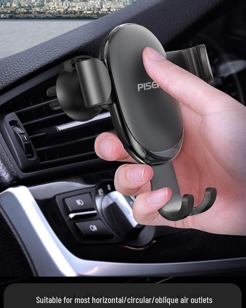 PISEN Car Phone Holder: Gravity-Based Mini Air Vent Mount