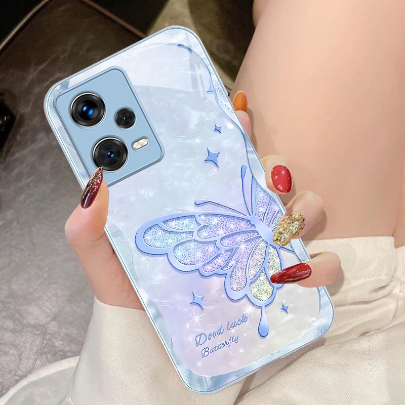 Malowanie olejne Kwiat Dla Xiaomi 14 Ultra 13 Lite Redmi Note 13 11 Pro 12 Plus Poco X6 3 Pro F4 6 GT Szkło hartowane Etui na telefon