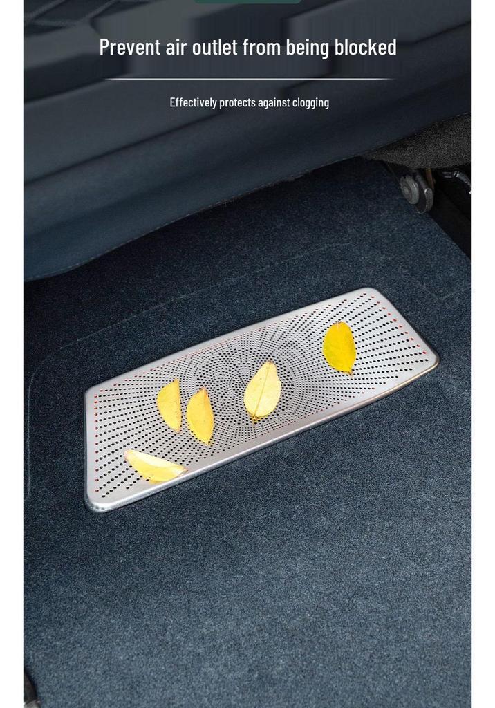 Zeekr 001 AC Vent Mask: Under-Seat Air Outlet Cover for Car Interior Protection