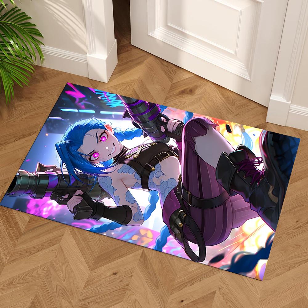 Cyberpunk Warrior Area Rug Suitable for Study Room Outdoor Decorate Room Hallway Anti-slip Rug Decorate Offices Perfect Gift for Friends & Family
