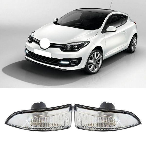 Pair of Rearview Mirror Turn Signals for Renault Megane III (261650002R, 261656470R)