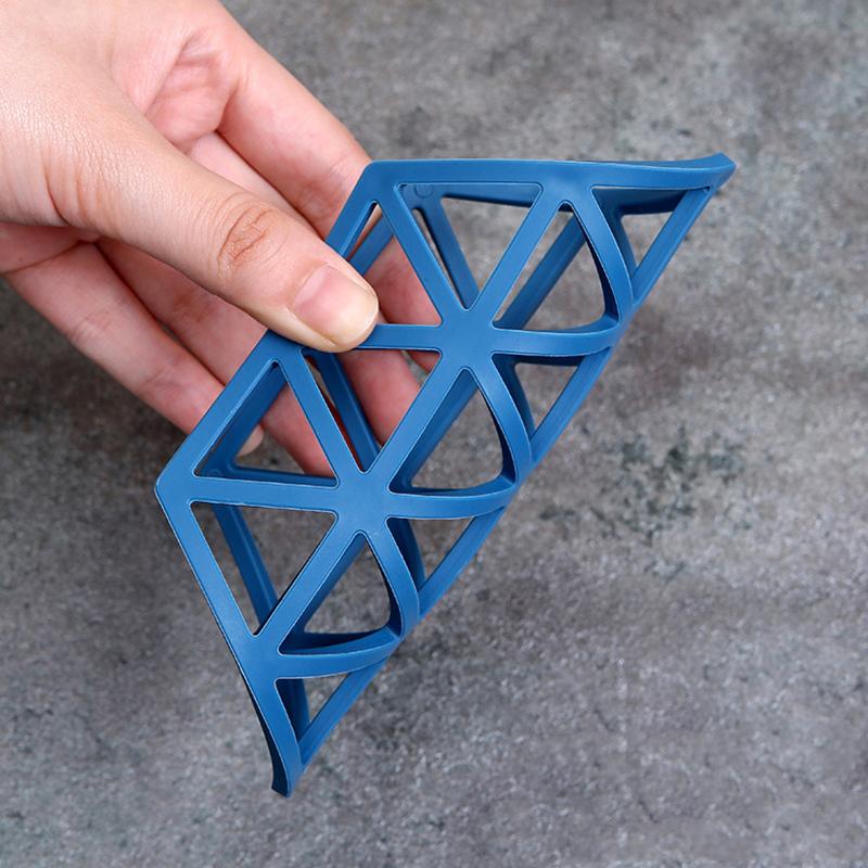 Silicone Tableware Insulation Mat Coaster Hexagon Silicone Mats Pad Heat-insulated Bowl Placemat Home Table Decor Kitchen Tools