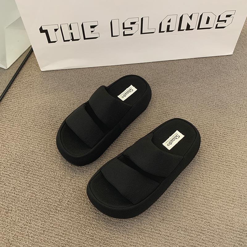 Platform Slippers Women Wear Summer New Platform Slippers Casual Fashion Fairy with Skirt Beach Slippers