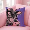 Pop Art Throw Pillow Cover Colorful Lips Dollar Sign Flower Print Cushion Case Modern Art Decor Pillowcase For Sofa Couch Living