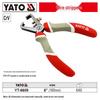 YATO Industrial Needle Nose & Diagonal Cutting Pliers Combo with Wire Strippers