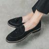 Man Casual Shoe Loafers Leather Shoes for Men Slip-on With Tassels Shipping Free Comfortable Sale New In 2024 Trend Low Price Pu