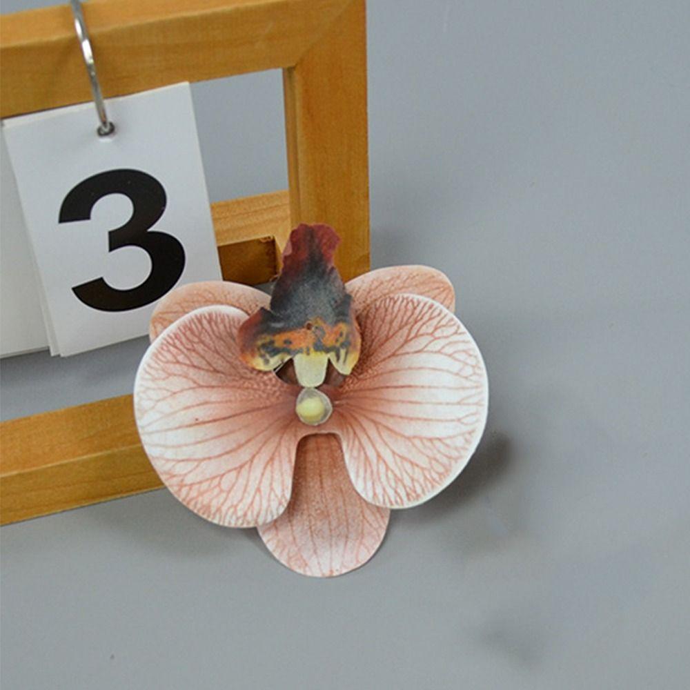 DIY Schmuckherstellung Handwerk Simulierte Blume Kopfschmuck Schmetterlingsorchidee Blume Niedlich Geschenk
