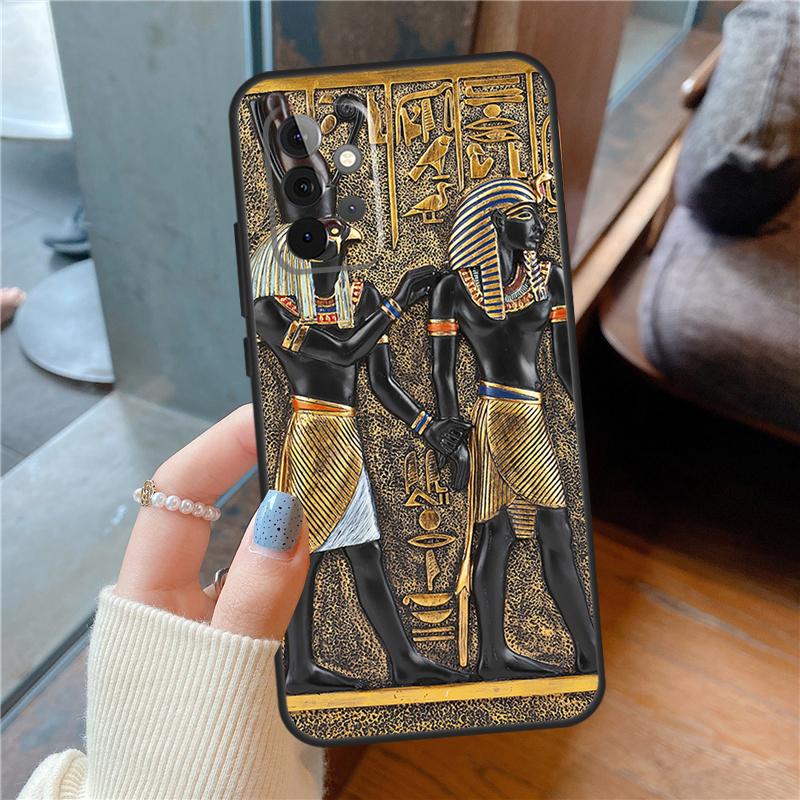 Egypt Pharaoh Mural Case For Samsung Galaxy A54 A34 A14 A53 A33 A73 A13 A51 A71 A12 A22 A32 A42 A52 A50 Back Cover
