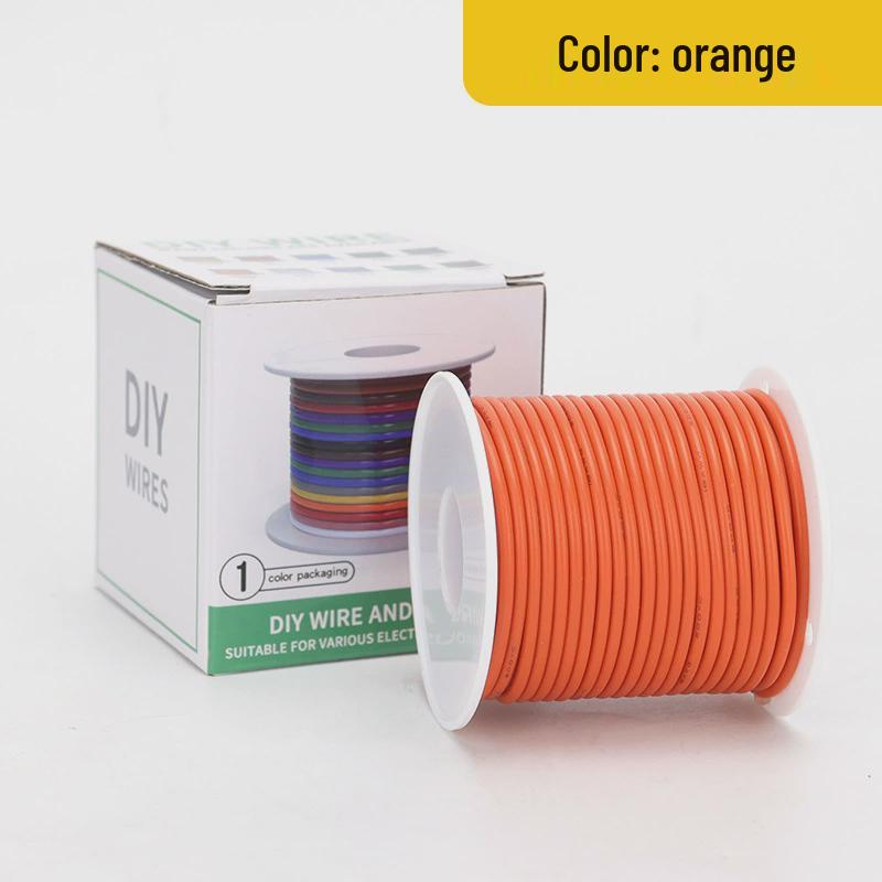 High-Temperature Resistant Silicone Wire for Lithium Battery Connections (14-30 AWG)