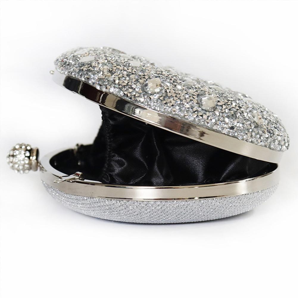 2025 Diamond Women Luxury Clutch Evening Bag Wedding Crystal Ladies Cell Phone Pocket Purse Female Sparkly Wallet for Party Gift