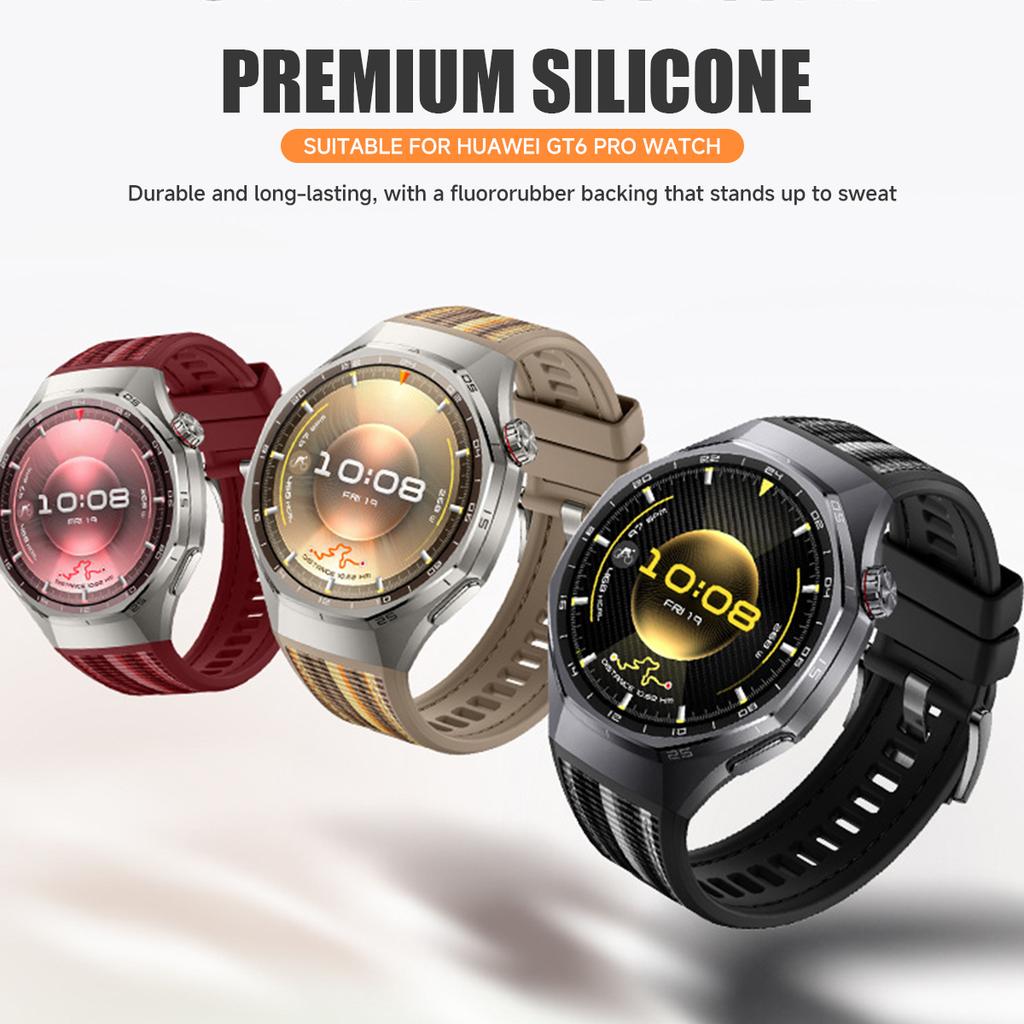 Silicone+braided Quick release Band for Huawei watch GT6 Pro 46mm GT6 pro Sport Bracelet Replacement Wrist Belt Accessories