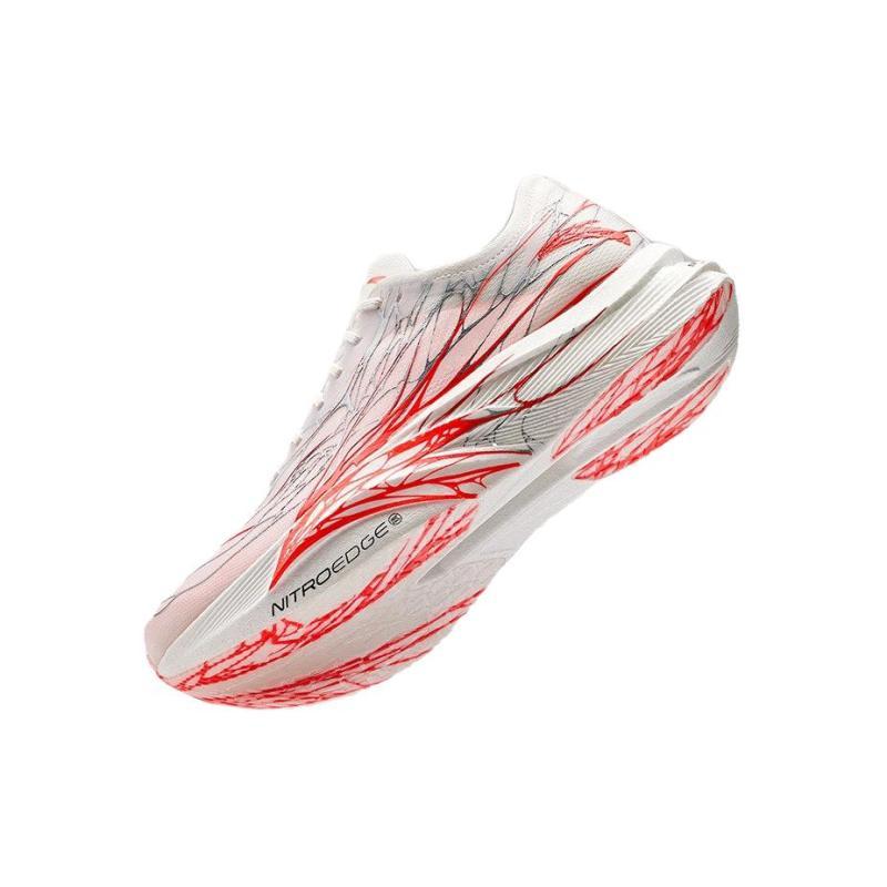 Anta C202 5 GT Cushioning, Wear Resistant Low top Running Shoes Men's White Red Sneakers 112455560-4