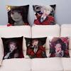 Japanese Manga Kakegurui Pillow Gift Home Office Decoration Bedroom Sofa Car Cushion Cover Case 45X45