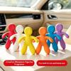 3D Creative Little Elves Air Freshener Natural Fruit Fragrance Car Air Vent Outlet Solid Aromatherapy Fashion Cute Car Interior