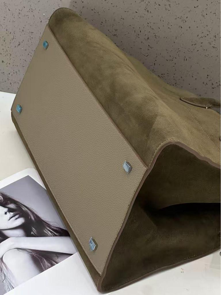 2025 Retro dámská taška Tote z pravé kůže: Velká crossbody kabelka pro podzim/zimu