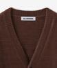 Blond9 Soft Wing Yarn Cardigan_Brown