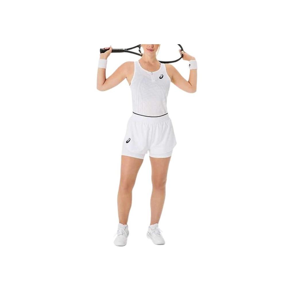 Asics Match Short Skin-Friendly Breathable Comfortable Lightweight Three-Quarter Casual Shorts Women Shorts Bright-White 2042A352-100