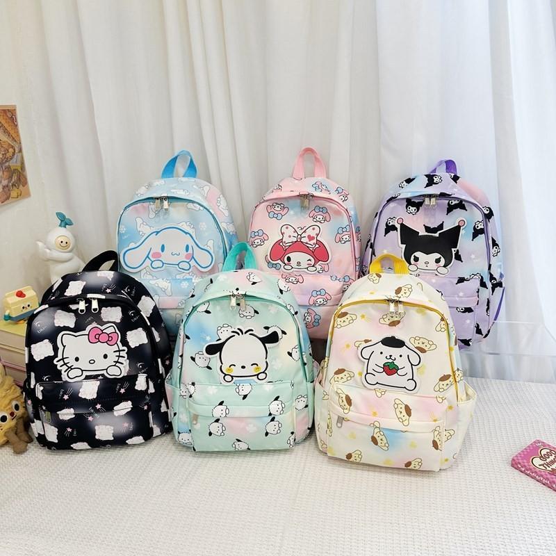 Adorable Cartoon Lightweight Backpack For Kids Comfortable Nylon Material