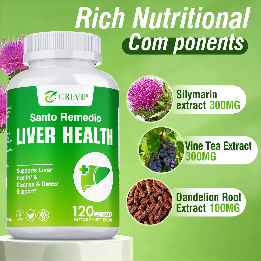 Rich In Silymarin and Dandelion Root Extract, It Supports Liver Function and Metabolism, and Is Suitable for Adults.