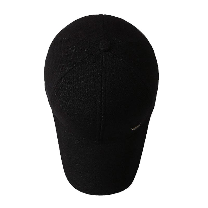 Høst Vinter Herre Ørebeskyttelse Fløyel Varm Baseballcaps Middelaldrende og Eldre Utendørs Vindtett Kuldebestandig Lue