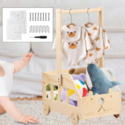 Drewniana skrzynka na Baby Shower, kosz do szafy z uchwytem, przenośny, pudełko do przechowywania, prezenty