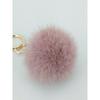 LALA Natural Mink Fur Keychain - Pink