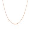 Gold Color Women Snake Chain Necklace 1mm Ultra Thin Round Choker Necklace Stainless Steel Valentines Gift 16" to 20"