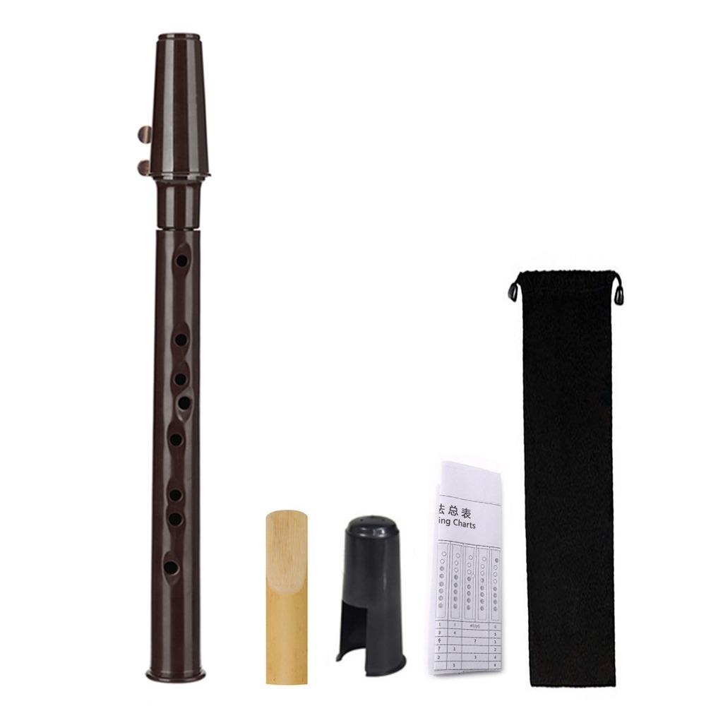 

Lightweight Pocket Saxophone Mini Woodwind Instrument Portable Saxophone Musical Education кофейный