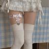 Ruffled Lolita Leg Rings Lace Garter Belt Adjustable Suspender Stockings Clip  Girls