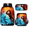 Godzilla vs. King Kong 2Godzillax Kongnoul Student Ghiozdan Geantă Etui Set din Trei Piese