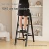 Multi-Functional Chinese-Style Folding A-Frame Ladder with Retro Flower Stand