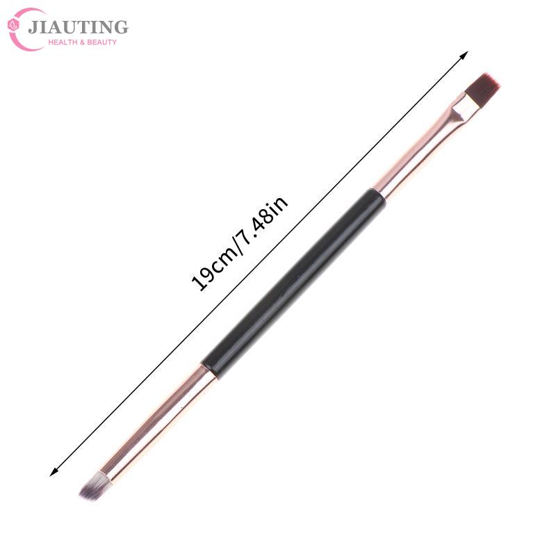 1 PCS Double Head Nail Brush Metal Handle UV Gel Liner Brush Painting Drawing Pen Crystal Acrylic Nail Art Manicure Brushes Tool