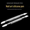 Dual-Ended Silicone Nail Art Pen for Embossing and Flower Carving