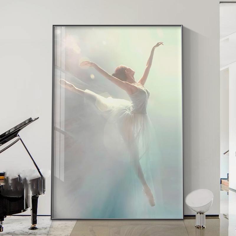 Figura modernă Postere Imprimare Dansatoare nordică Canvas Art Home Decor Femei Decoration Pictură murală Poze pentru living dormitor