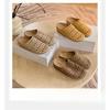 Ausgehöhlte Damenschuhe mit Zehenkappen Weiche Sohlen Weiche Oberflächen Dicke Sohlen und Bequeme Halbslipper