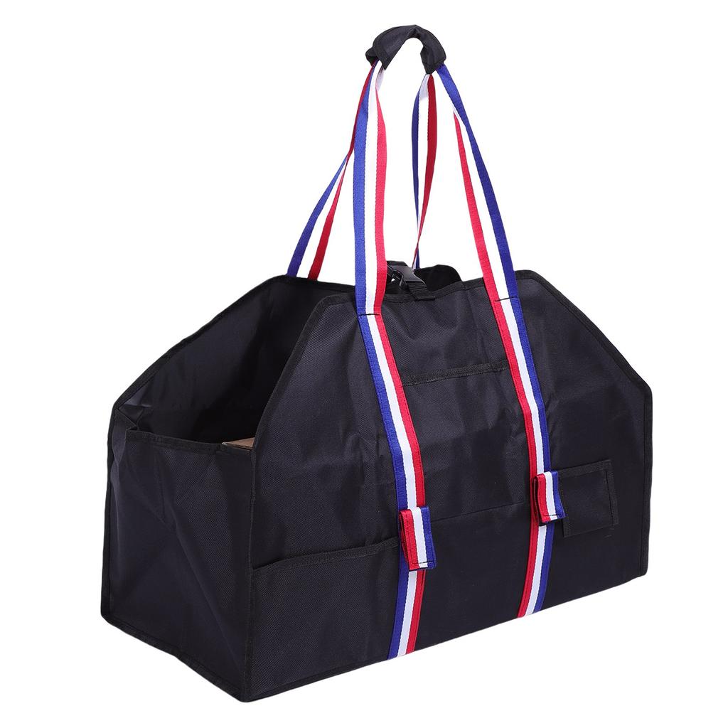 Brennholztrage Tasche Große Holztrage Haltertasche mit Griffen Axt Tragedesign für Drinnen Draußen Camping 600D