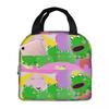 Ben And Hollys Cartoon Insulated Lunch Bag for Women Children Portable Food Boxes Thermal Lunch Box Tote