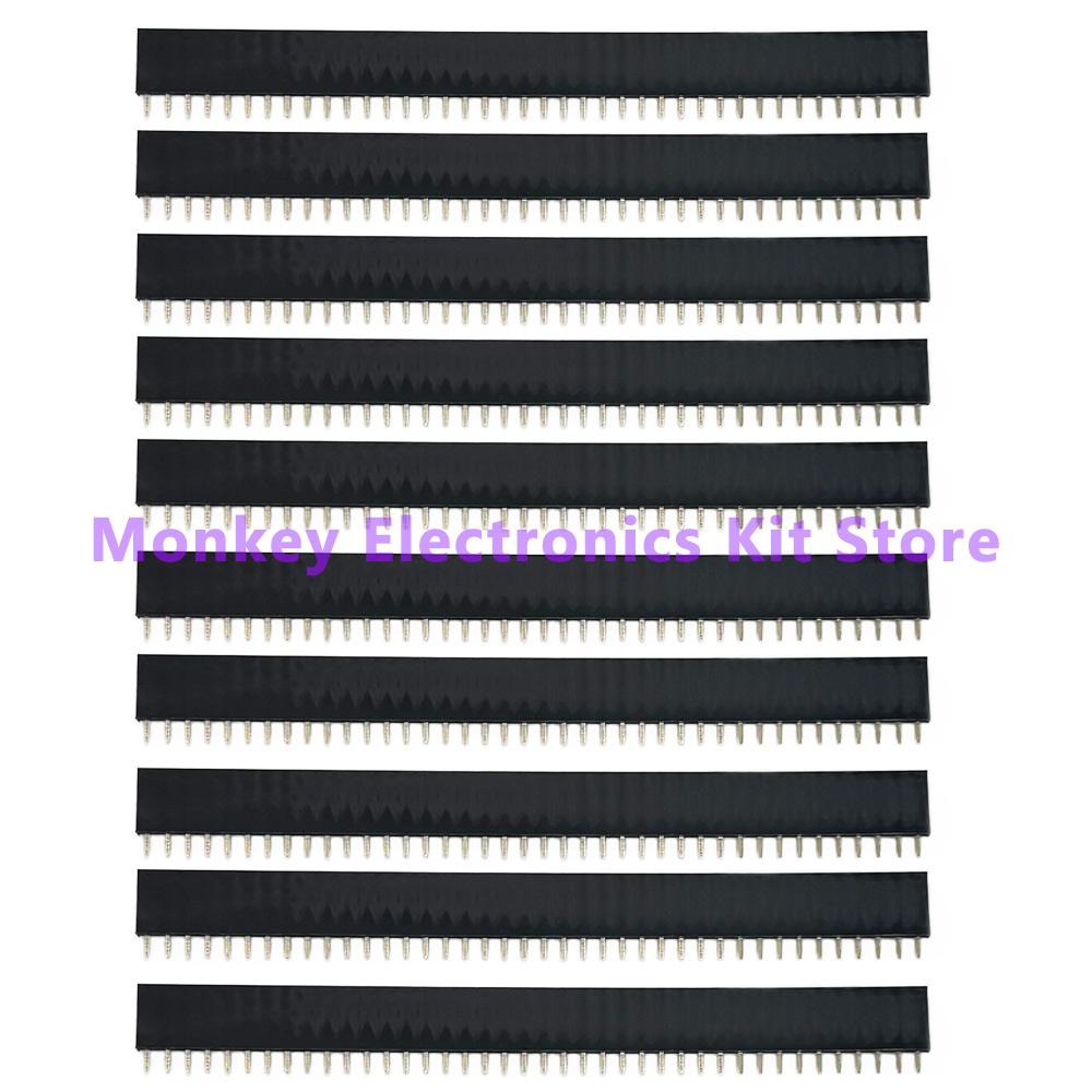 11pcs 1x11 , 11 PinSingle Row Male and Female 1.11 Breakable Pin Header PCB JST Connector Strip for Arduino DIY Kit