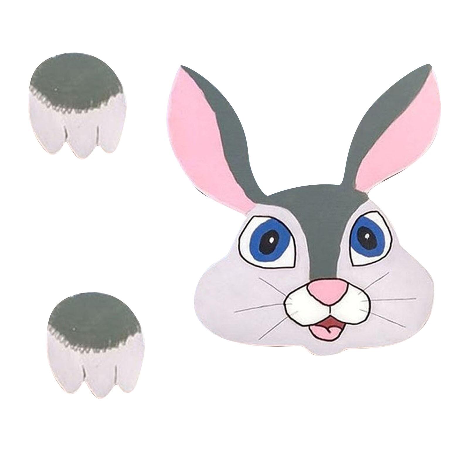 

Easter Bunny Fence Decoration Peeping Fence Garden Decoration For Easter Themed Party