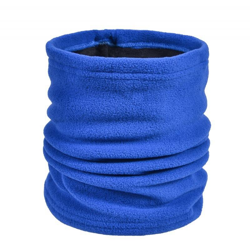 Men's and Women's Outdoor Sports Fleece Scarf Riding Mask Multi-functional Pull Rope Fleece Neck Cover